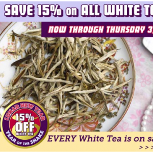 15% Off All Teaware + All White Tea @ Verdant Tea