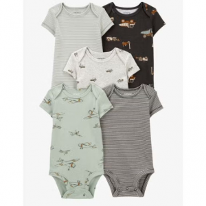 婴儿 5 件装短袖连体衣
