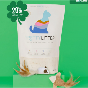 Pretty Litter St Patrick's Day Sale 20% Off + FREE Fish and Mouse Toy