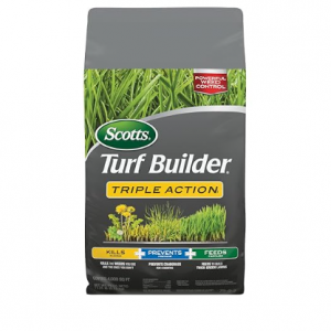 Scotts Turf Builder Triple ActionI, Weed Killer and Preventer Plus Lawn Fertilizer, 4,000 sq. ft.