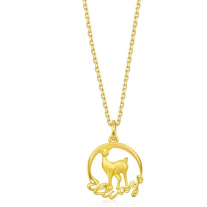 Chow Sang Sang Harry Potter 999.9 Gold Doe Pendant 黄金吊坠项链