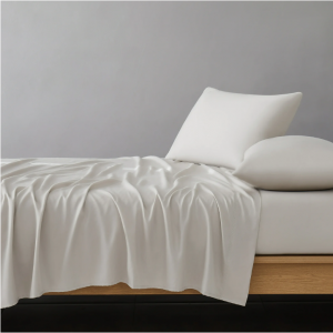 Allswell 6-Piece 300 Thread Count Beige Cotton Lyocell Blend Bed Sheet Set, Queen @ Walmart