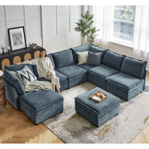 Victoria 超大號軟組合沙發,帶儲物空間