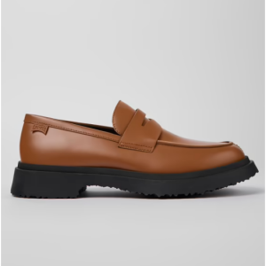 40% Off Walden Brown leather loafers for men @ Camper CA