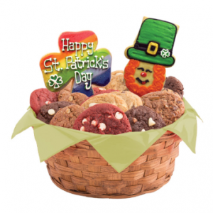 Kiss Me I’m Irish Basket Large - 2 Cookies