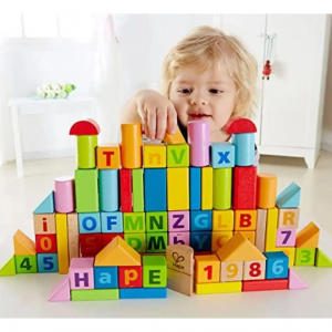 50% OFF Hape 80 PCS Wooden Blocks @ Hape