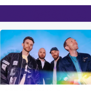 Stubhub.co.uk - 酷玩樂隊Coldplay演唱會門票，低至£234 