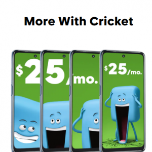 Get 4 lines for $100 @Cricket Wireless