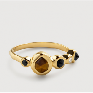 Monica Vinader Siren Bezel Multi Gemstone Ring