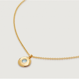 Monica Vinader March Birthstone Chain Necklace