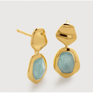 Monica Vinader Odyssey Gemstone Small Drop Earrings 耳环