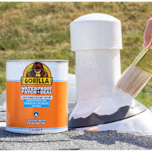 Gorilla Patch & Seal Liquid Rubber Waterproof Sealant, White, 32 Ounce (Pack of 1) @ Amazon