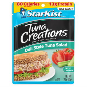 StarKist Tuna Creations, Deli Style Tuna Salad, Single Serve Pouch, 3 oz @ Amazon 