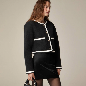 J.Crew bouclé 女士短款夾克