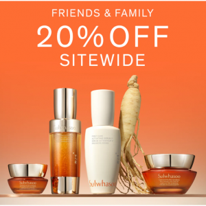 Spring Sitewide Sale @ Sulwhasoo 