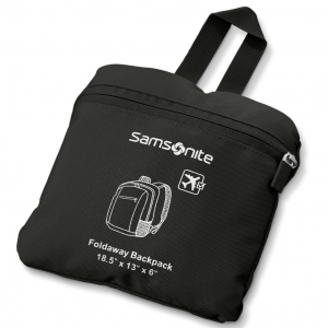 Samsonite Foldaway Backpack, Black @ Amazon