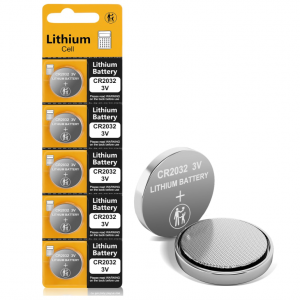 TOPUSSE CR2032 Batteries, 5 Pack CR2032 Lithium 3v Coin Battery @ Amazon