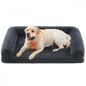 Feandrea Dog Bed, Orthopaedic Dog Sofa Bed for Medium and Large Dogs