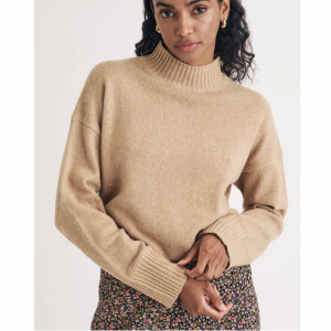 Nobody's Child Cotton Rich Funnel Neck Longline Jumper