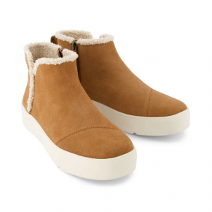 TOMS Suede Flatform Shoe Boots
