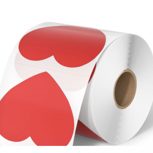 14% off MUNBYN Heart Shaped Thermal Stickers Labels | 400 Labels/Roll @MUNBYN