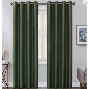 Max Blackout Mystique Grommet 顶部 100% 遮光单窗帘 单片