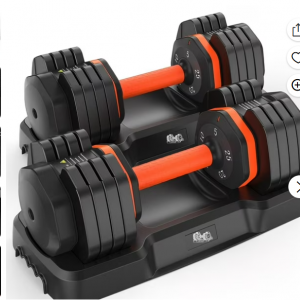 $180.10 off UPGO Adjustable Dumbbells Set 25LB A Pair Dumbbells Weights @Walmart