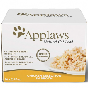 Applaws Natural Wet Cat Food in Broth (16 x 2.47oz Cans) @ Amazon