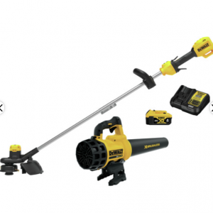 Dewalt 20V MAX 无绳锂离子 4 Ah 13 英尺割草机/20V MAX XR 无刷手持式鼓风机套件 - DCKO975M1 @CPO Dewalt