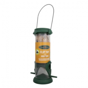 Oakdale Flip Top Filled Seed Feeder @ Fabfinds UK