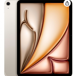 Amazon - Apple 11" iPad Air Cellular版 (M3 128GB, 2025) ，直降$50 