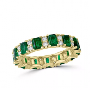 Bloomingdale's Fine Collection 祖母绿钻石戒指