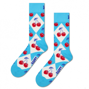 Happy Socks Cherry Argyle Sock 印花袜子