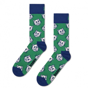 Happy Socks Cat Sock 印花袜子