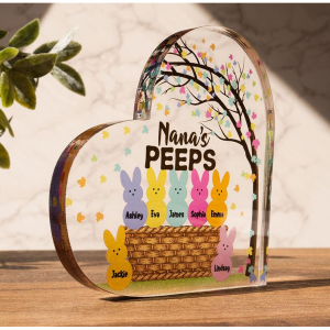 Nanas 复活节心形牌匾