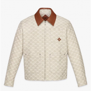 MCM Lauretos Jacket in Denim Jacquard
