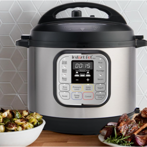 Instant Pot Duo 7-in-1 Electric Pressure Cooker, Stainless Steel, 3 Quart @ Amazon