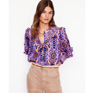 Boden Effie 女士缩褶衬衫