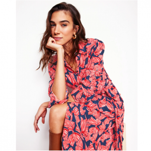 Boden Kate 女士中长衬衫连衣裙