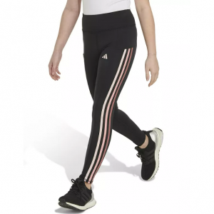 adidas AEROREADY女童三道杠運動褲 8歲到20歲