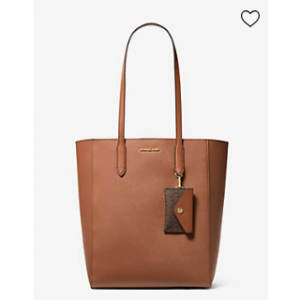 Vincent 大號 Saffiano 皮革手提包配卡片夾