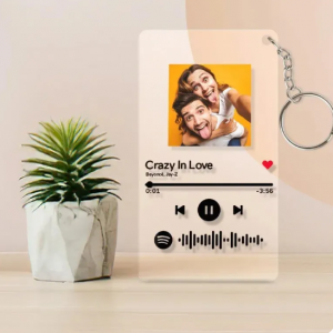 定製Spotify 音樂代碼鑰匙扣/牌匾/夜燈