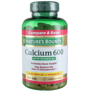 Nature's Bounty Calcium Carbonate & Vitamin D, 250 Tablets @ Amazon