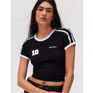 iets frans... Soccer Stripe Ringer Baby T恤