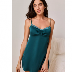 Out From Under Sweet Cheeks Lace-Back 緞麵連衣裙