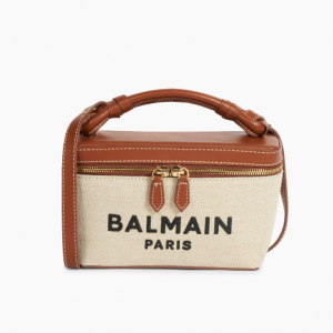 Balmain B-Army Canvas & Logo Vanity 盒子包