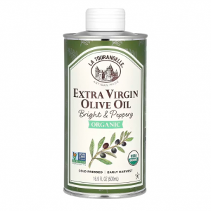 La Tourangelle, Organic Extra Virgin Olive Oil, Bright & Peppery, 16.9 fl oz (500 ml)