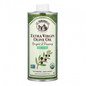 La Tourangelle, Organic Extra Virgin Olive Oil, Bright & Peppery, 25.4 fl oz (750 ml)