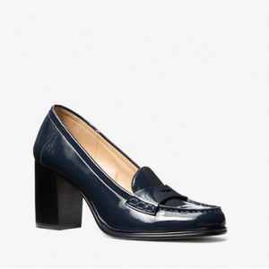 Michael Kors Buchanan Patent 高跟乐福鞋