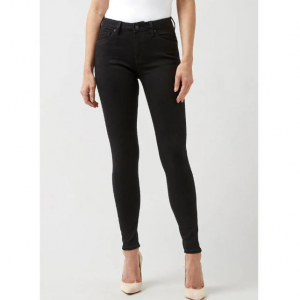 Buffalo David Bitton Mid Rise Skinny Alexa Women's Jeans in Black - BL15672